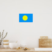 Palau vlag poster (Keuken)