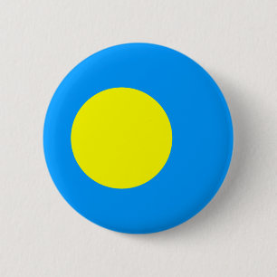 Palau vlag ronde button 5,7 cm