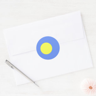 Palau-vlag Ronde Sticker