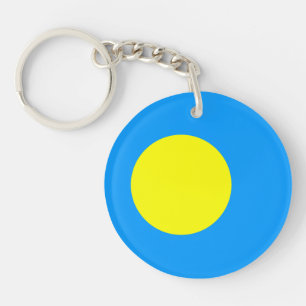 Palau vlag sleutelhanger