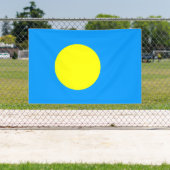 Palau vlag spandoek (Insitu)