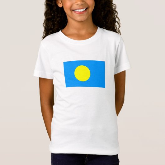 Palau vlag t-shirt (Voorkant)