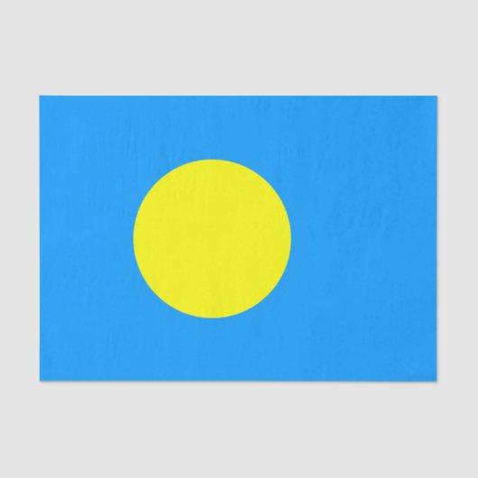 Palau-vlag Tissuepapier (Voorkant)