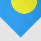 Palau-vlag Tissuepapier (Detail)