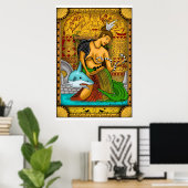 palauzaans meisje poster (Thuiskantoor)