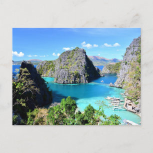Palawan Lagoon, Filippijnen Feestdagenkaart