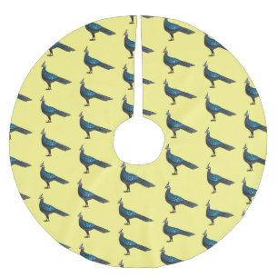 Palawan pauock fazant vogel cartoon illustratie kerstboom rok