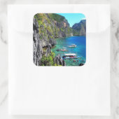 Palawan Vierkante Sticker (Tas)