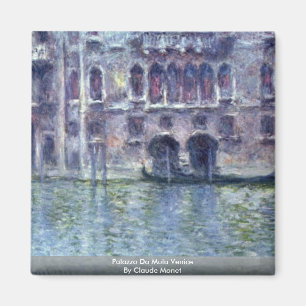 Palazzo da Mula Venice van Claude Monet Magneet