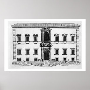 Palazzo del Quirinale uit de "Palazzi di Roma", pa Poster
