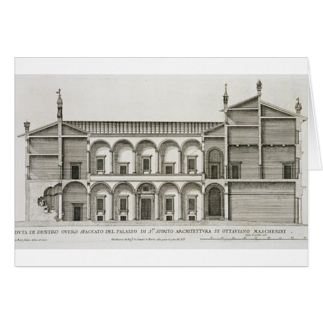 Palazzo di Santo Spirito, de Palazzi di Roma, (Devant horizontal)