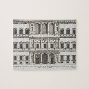 Palazzo Farnese, uit "Palazzi di Roma", deel I, p Legpuzzel