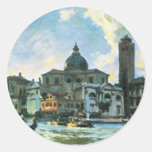Palazzo Labia, Venetië door John Singer Sargent Ronde Sticker