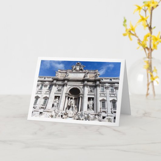 Palazzo Poli en Trevifontein, Rome Kaart (Gele Bloem)