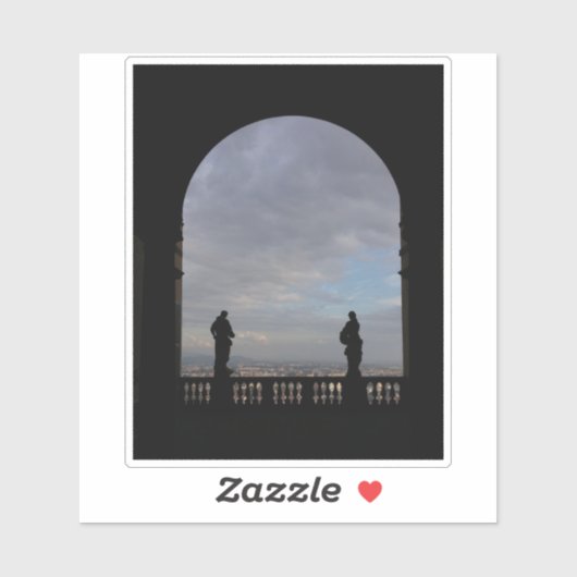 Palazzo Terzi in het prachtige Bergamo Sticker (Vel)