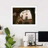 Palazzo Vecchio Courtyard Poster (Thuiskantoor)