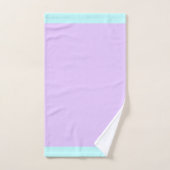Pale Aqua Et Lavande (Serviette à main)
