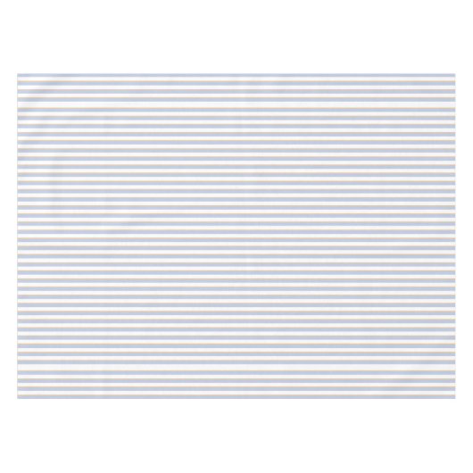 Pale Bleu et Orange Stripes Nappe (Devant (Horizontal))