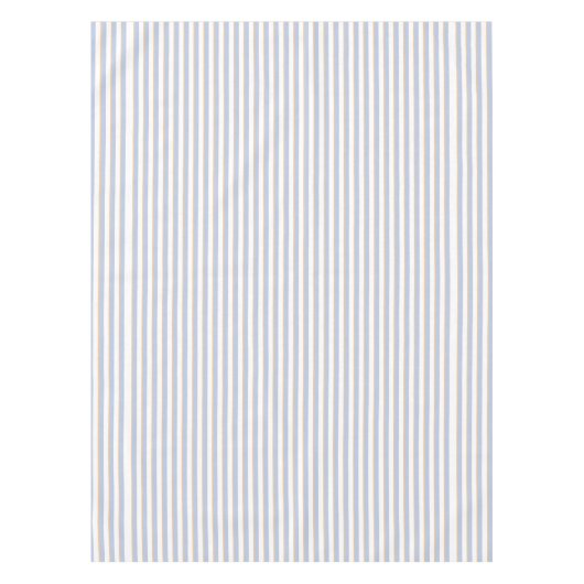 Pale Bleu et Orange Stripes Nappe (Devant)