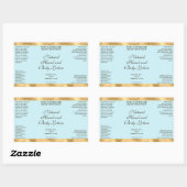 Pale Blue & Gold Foil Cosmetics Bottle Label (Vel)
