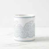 Pale Blue Paisley Café Mug (Centre)