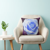 Pale Blue Rose Lance oreiller (Chaise)