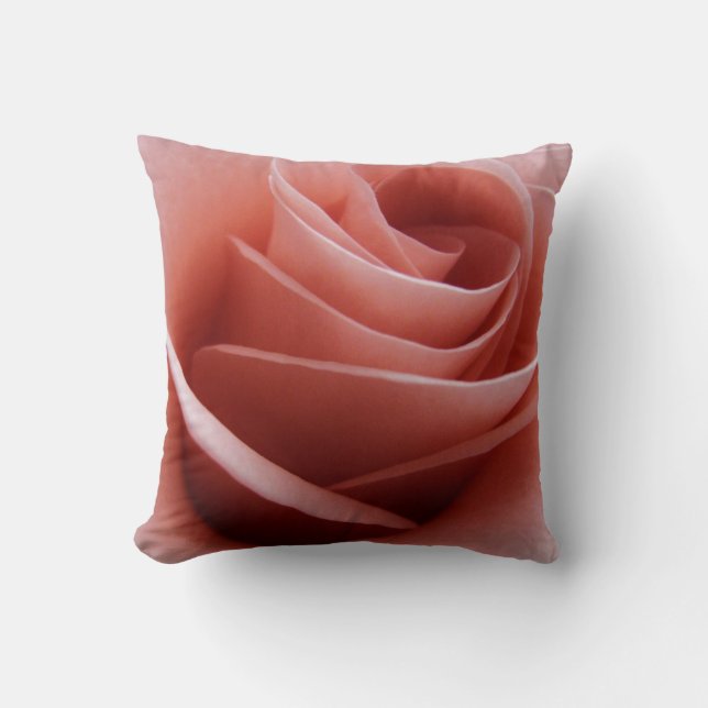 Pâle - coussin de rose de rose (Recto)