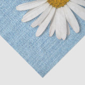 Pale Denim & Daisy Hippie Blossoms Flowers Big Tissuepapier (Detail)