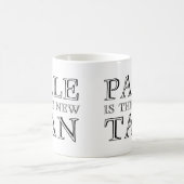Pale Est Le Nouveau Tan Funny Mug (Centre)