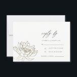 PÂLE GLAMOREUX OR BLANC LOTUS FLORAL RSVP<br><div class="desc">Si vous avez besoin d'une personnalisation ou d'autres éléments correspondants,  n'hésitez pas à me contacter à l'adresse yellowfebstudio@gmail.com</div>