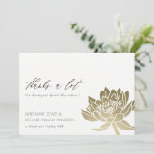 PÂLE GLAMOREUX OR BLANC LOTUS MERCI FLORAL (Debout devant)