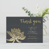 PÂLE GLAMOREUX OR NOIR LOTUS MERCI FLORAL (Debout devant)