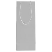 Pale Gray Geometric Pattern - Summer Decor Wijn Cadeautas (Achterkant)