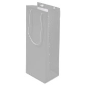 Pale Gray Geometric Pattern - Summer Decor Wijn Cadeautas (Voorkant Gekanteld)