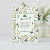 Pale Green Lucky Jour de la Saint Patrick Carte de (Debout devant)