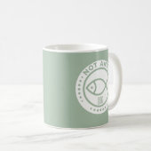 Pale green NotAntiFish mug (Devant droit)
