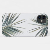 Pale Green Palm Tree Leaf iPhone 11 Coque (Dos (Horizontal))