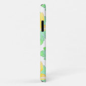 Pale Green Squash Feuilles Fleurs iPhone 11 Coque (Dos/Droite)