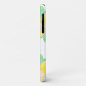 Pale Green Squash Feuilles Fleurs iPhone 11 Coque (Dos/Gauche)