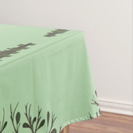 🌳 Pale Green Tree of Life Tablecloth Tafelkleed
