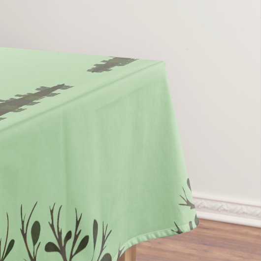 🌳 Pale Green Tree of Life Tablecloth Tafelkleed (Voorbeeld)