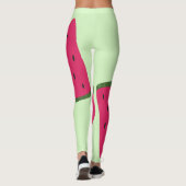 Pale Green Watermelon Leggings (Dos)