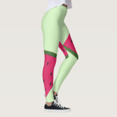 Pale Green Watermelon Leggings (Droite)