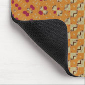 Pale Orange and Pink Mouse pad Muismat (Hoek)