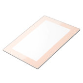 Pale Orange Watercolor Abstract Notitieblok (Schuin)