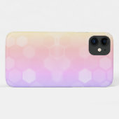 Pale Pastel Pink Honeybee Cellule iPhone 11 Coque (Dos (Horizontal))