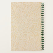 Pale Pastel Willow William Morris Dotée Journal (Verso)