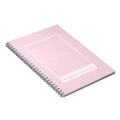 Pale Pink Block Quote Classic Notitieboek (Rechterzijde)