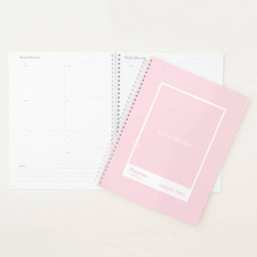 Pale Pink Block Quote | Fully Customizable Planner (Display)