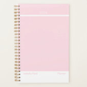 Pale Pink Minimalist Planner (Voorkant)